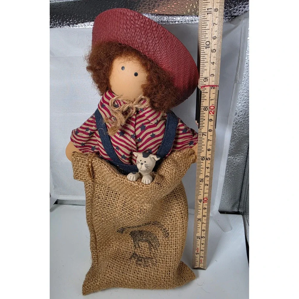 Lizzie High Jack Valentine Doll 1498 Handcrafted Americana Folk Art 2000 USA